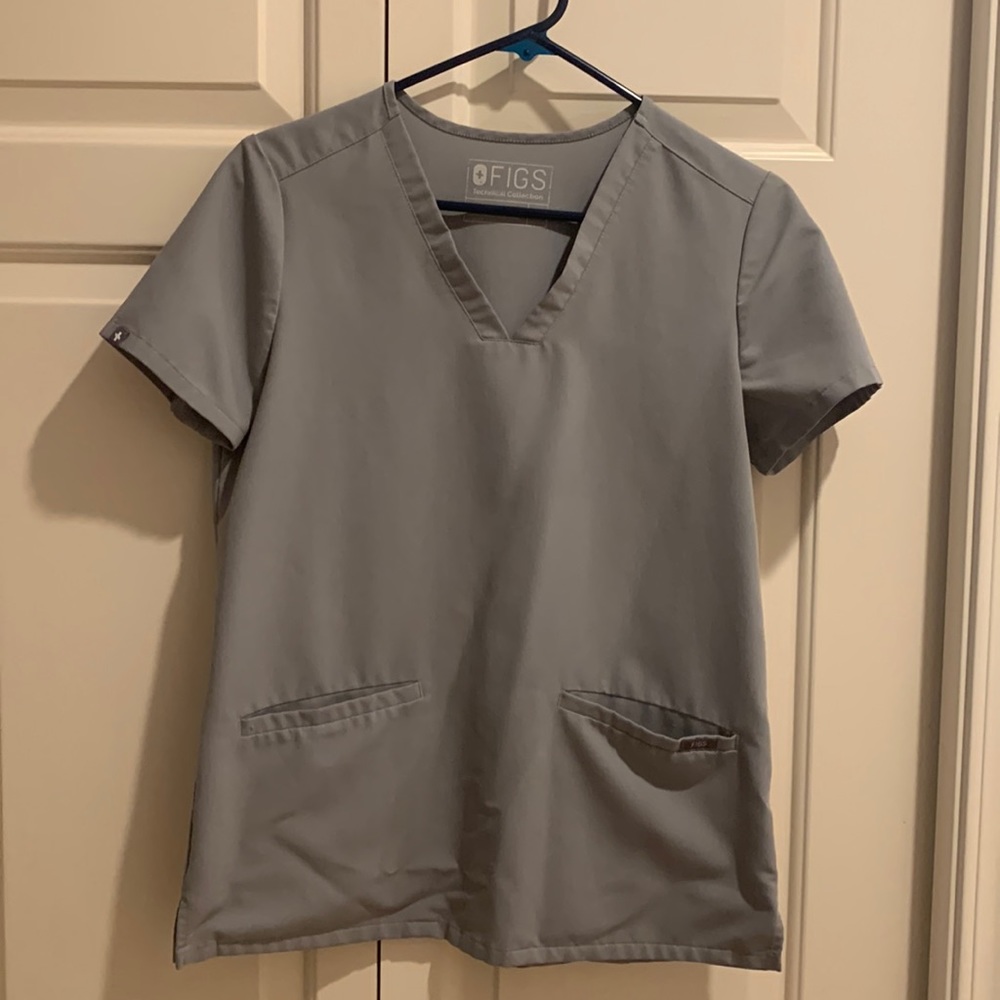 FIGS scrub top Cement Casma XS